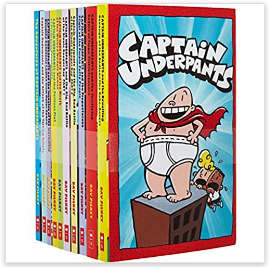 Captain UnderPants 10 Book Set