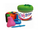 Cre8 Apple Play Dough Set With Cutter, Roller and Shape - Assorted Colours