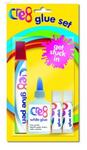 Cre8 Glue Pen, Glue Stick & Pva Glue Children Arts & Crafts Set - Pack Of 4