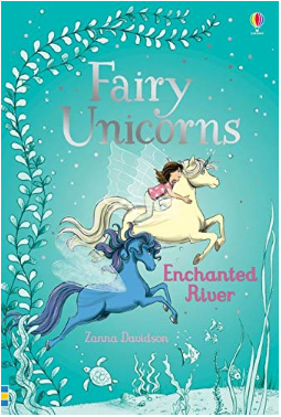 Fairy unicorn enchanted river