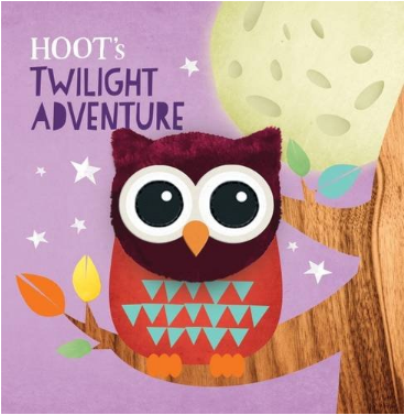 Hoot's twilight adventure finger puppet