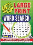 Mega Large Print Word Search