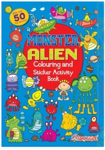 My Fun Colouring & Sticker Activity Book  - Monster