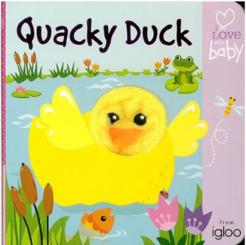 Quacky duck finger puppet – Little Lions Literature