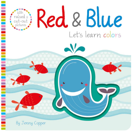 Red and blue touch and feel