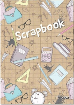 Scrapbook page kids design stock illustration. Illustration of striped -  53645074