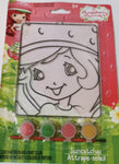 Strawberry Shortcake  - Suncatcher Painting Set With Paints And Brush