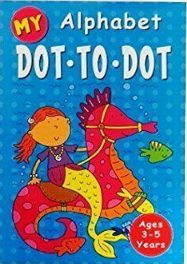 My Alphabet Dot To Dot Book (Blue)