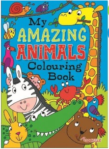 Amazing Animals Colouring Book