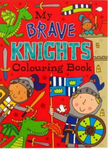 Brave Knights Colouring Book