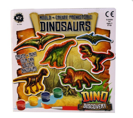 Create And Paint Your Own Plaster Dinosaurs
