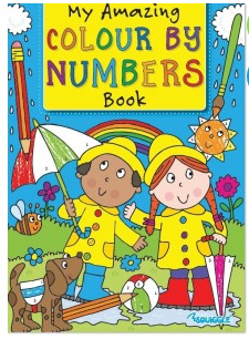 My Amazing Colour By Numbers Book -  Blue