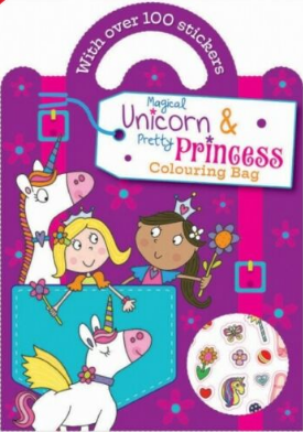 Magical Unicorn and Pretty Princess Colouring Bag